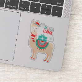 Fa La La Llama | Kerstmis Sticker