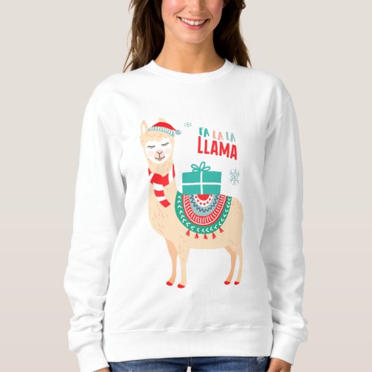 Fa La La Llama | Kerstmis Trui (Voorkant)