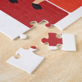 FA LA LA LLAMA LEGPUZZEL (Zijkant)