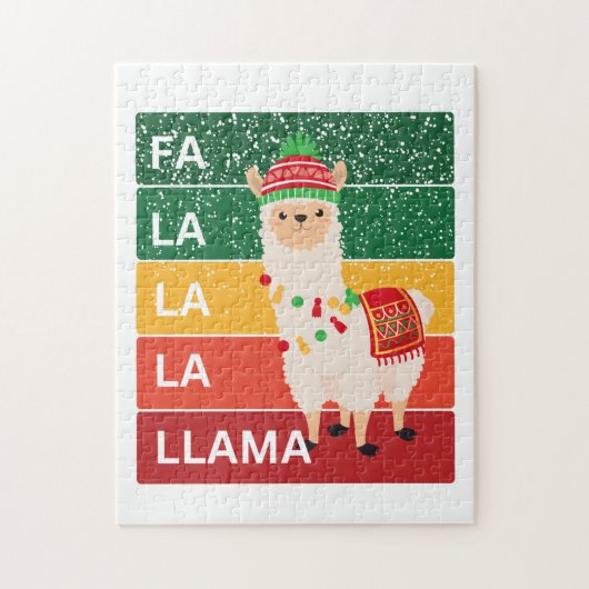 FA LA LA LLAMA LEGPUZZEL (Verticaal)