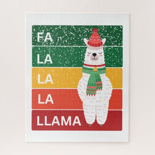FA LA LA LLAMA LEGPUZZEL (Verticaal)