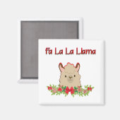 Fa La La Llama Magneet (Voorkant / Achterkant)