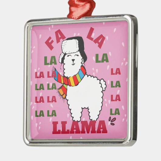 Fa La La Llama Ornament - Baby Het is koud buiten (Links)