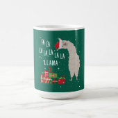 Fa La La Llama Shirt - Kerstmis met Llama Koffiemok (Center)