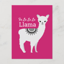 "Fa La La Llama" Vakantie Briefkaart