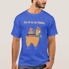 Fa la la llama Vakantie/Kerst T-shirt
