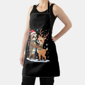 Fa La La Llama Xmas Lights Sloth Riding Llama Chri Schort (Insitu)
