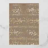 Fa La La Magische Kerstlied Gouden Kerstlied Lied  Folie Feestdagenkaart (Achterkant)