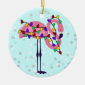 Fa La La Mingo Flamingo Ornament (Voorkant)