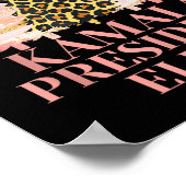 Fa La La Pink Christmas Kamala President Elect Hol Poster (Hoek)