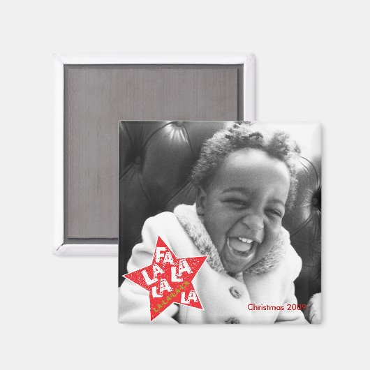 Fa la La Star studded Magneet (Voorkant / Achterkant)