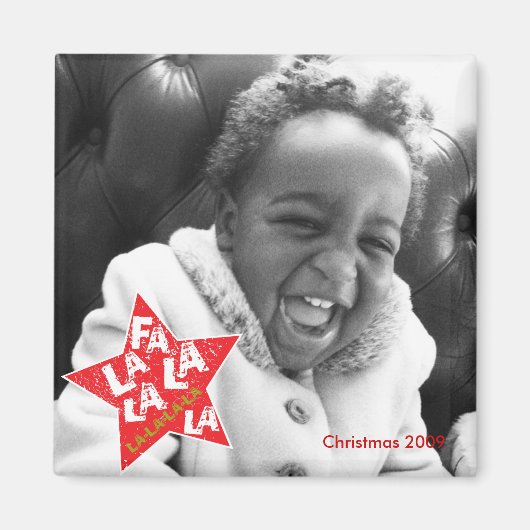 Fa la La Star studded Magneet (Voorkant)