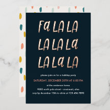 Fa la la | Vakantie Kerstfeest ROSE GOLD