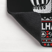 Fa La La Valhalla Viking Ship Christmas Xmas Ugly  Muismat (Hoek)