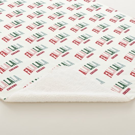 FA LA LA VIBES PATROON SHERPA DEKEN (3/4)