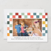 Fa la la Whatever | Grappige kerstfoto Feestdagenkaart (Voorkant)