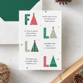 Fa La La Whimsical Kerstfeest Kaart