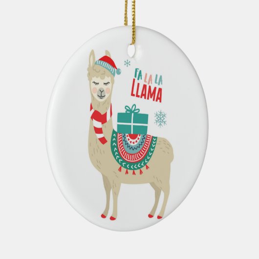 Fa la Llama Keramisch Ornament (Rechts)