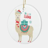 Fa la Llama Keramisch Ornament (Links)