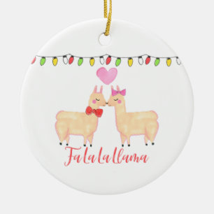fa la llama keramisch ornament