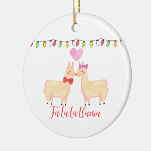 fa la llama keramisch ornament (Links)