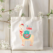 Fa La Llama Kerst Schattige Feestelijk Tote Bag