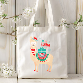 Fa La Llama Kerst Schattige Feestelijk Tote Bag