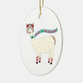 Fa La Llama La Kersta Keramisch Ornament (Links)