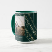 Fa La Magical Gold Christmas Carol Song Foto Mok (Voorkant links)