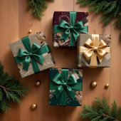 Fa La Magical Gold Kerstfotocollage Inpakpapier Vel