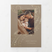 Fa La Magische Kerst Carol Fotogalerij Drieluik Wenskaart (Cover)