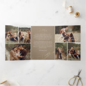 Fa La Magische Kerst Carol Fotogalerij Drieluik Wenskaart (Binnen)