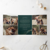 Fa La Magische Kerst Carol Fotogalerij Drieluik Wenskaart (Binnen)