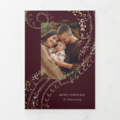 Fa La Magische Kerst Carol Fotogalerij Drieluik Wenskaart (Cover)