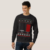 Fa La Mathematics Graph Kerstmis Ugly Sweater (Voorkant volledig)