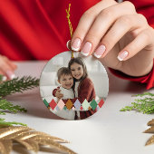 Fa La Nutcracker Christmas Argyle Diamond Foto Keramisch Ornament