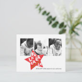 Fa La Photoshoot Feestdagenkaart (Staand voorkant)