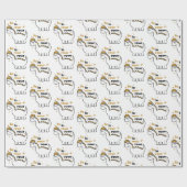Fa La Rawr Rawr Dinosaur Cadeaupapier (Vlak)