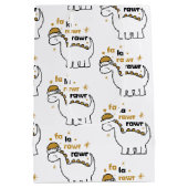 Fa La Rawr Rawr Dinosaur Medium Cadeauzakje (Achterkant)