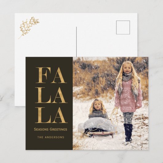 Fa la rustieke vakantie foto Briefkaart (Voorkant / Achterkant)