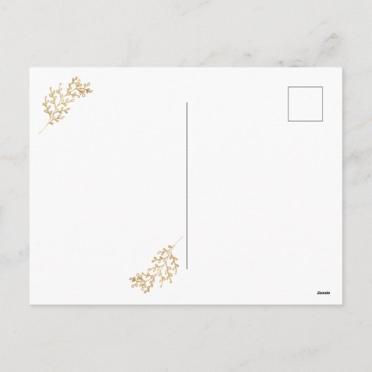 Fa la rustieke vakantie foto Briefkaart (Achterkant)