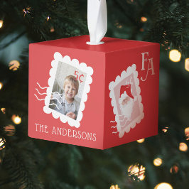 Fa La Santa Claus kerstpostzegelfoto Decoratie