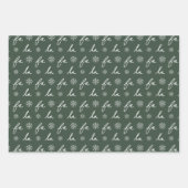 Fa La Sneeuw Engel Bos Dieren Leuke Winter Inpakpapier Vel (Voorkant 2)