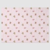 Fa La Sneeuw Engel Bos Dieren Leuke Winter Tissuepapier (Voorkant)