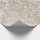 Fa la Swirly Fancy - Kerstkalligrafie Cadeaupapier (Hoek)