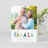 FA LA VAKANTIE FOTO vet heldere kleurrijke dabs Aankondiging (Staand voorkant)