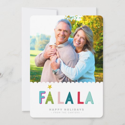 FA LA VAKANTIE FOTO vet heldere kleurrijke dabs Aankondiging (Voorkant)