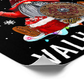 Fa La Valhalla Xmas Gnome Beard Viking Wapen C Poster (Hoek)