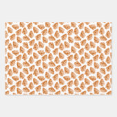 Fa La Waterverf Gingerbread Cookies Kerst Inpakpapier Vel (Voorkant 3)