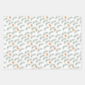 Fa La Waterverf Gingerbread Cookies Kerst Inpakpapier Vel (Voorkant 2)